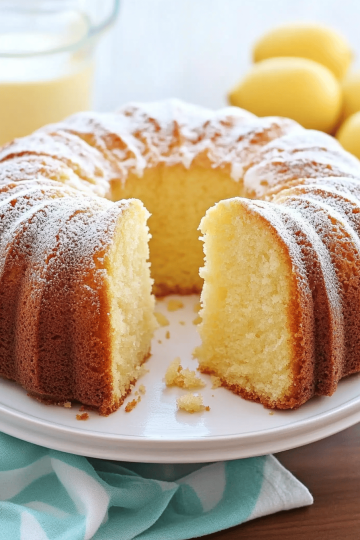 Lemon pound cake