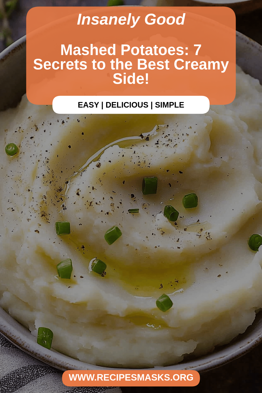 Mashed potatoes final dish beautifully presented and ready to serve