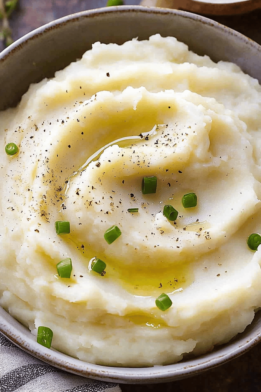 Mashed potatoes ingredients organized and measured on kitchen counter