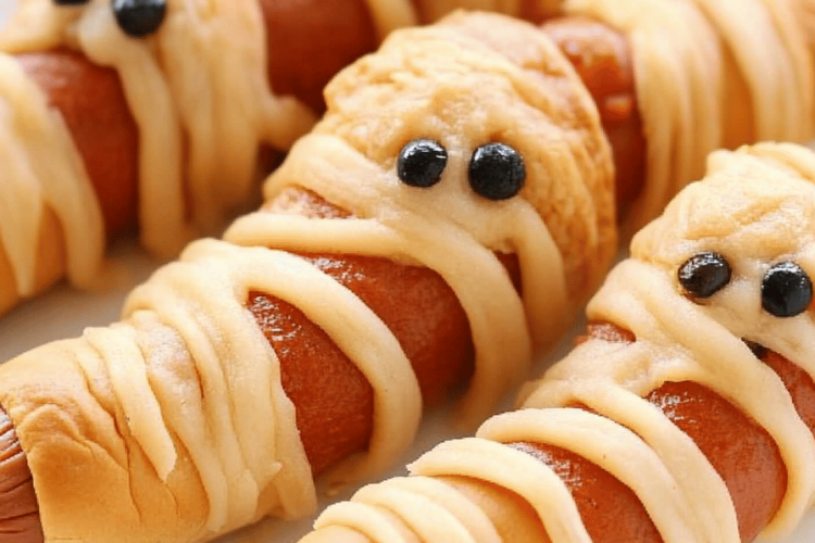 Mummy hot dogs