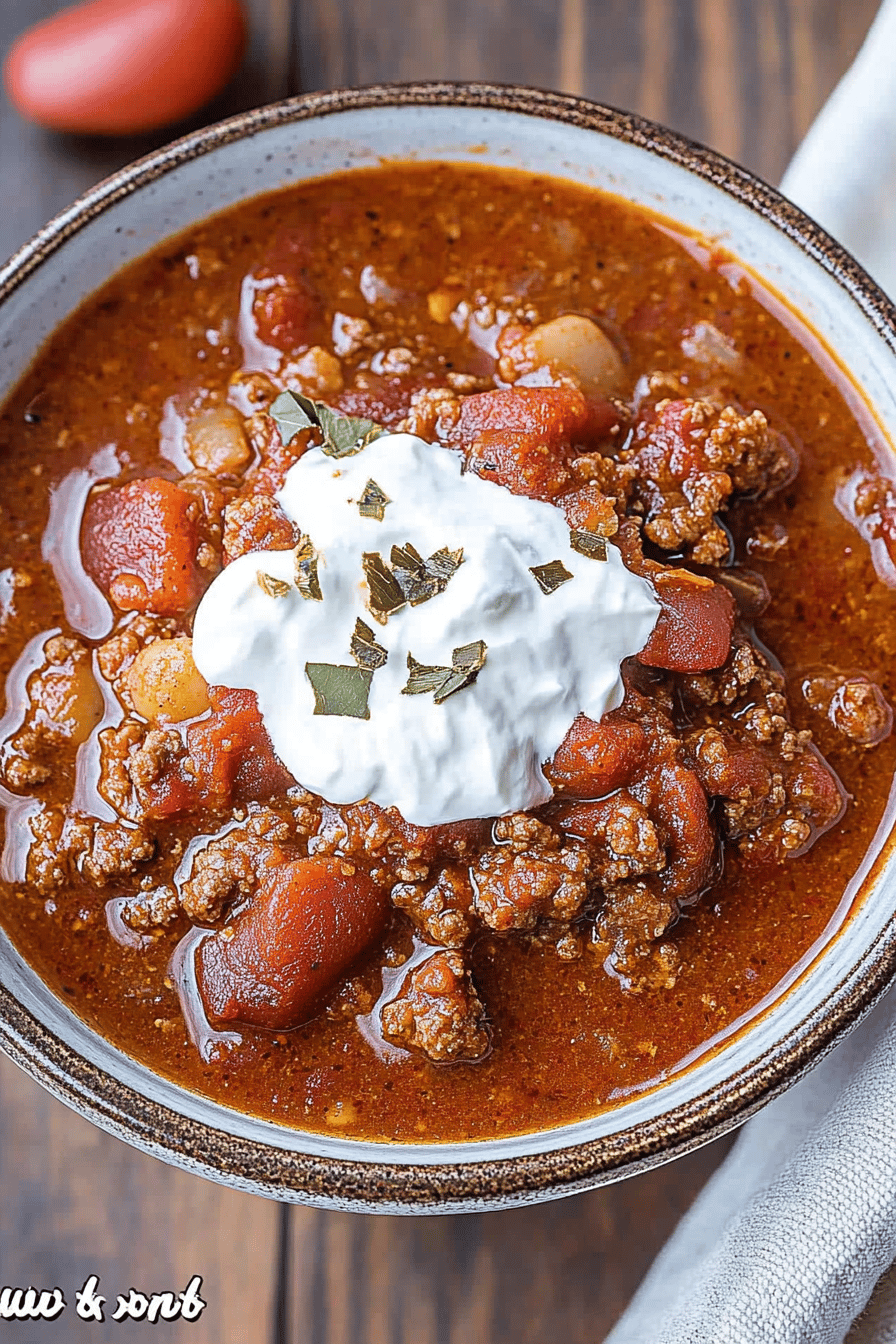 Paleo chili ingredients organized and measured on kitchen counter