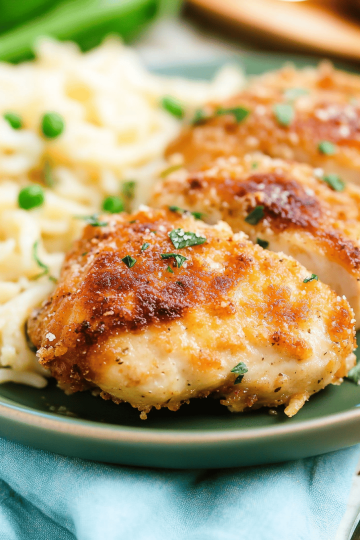 Parmesan crusted chicken