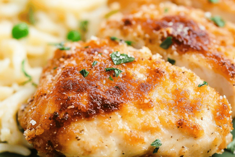 Parmesan crusted chicken