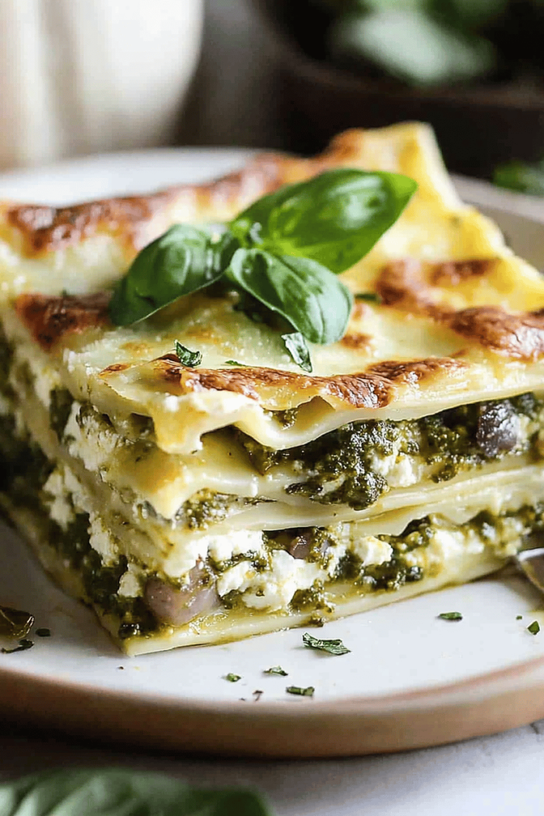 Pesto Lasagna