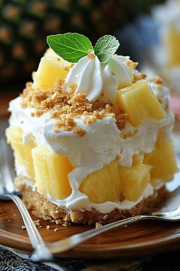 Pineapple dessert