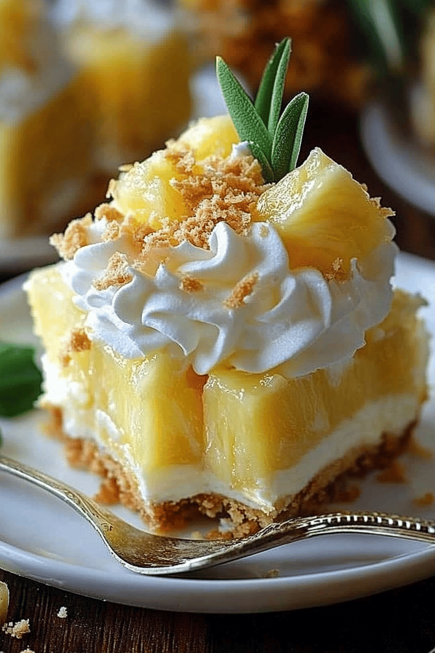 Pineapple dessert ingredients organized and measured on kitchen counter