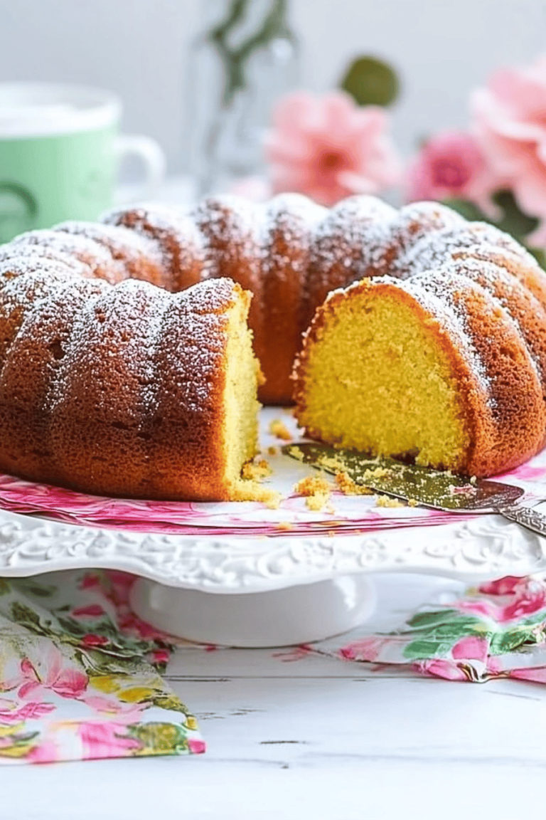 Pistachio Bundt Cake