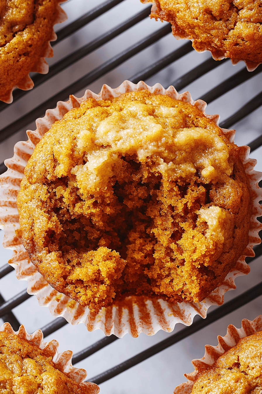 Pumpkin Muffins ingredients organized and measured on kitchen counter