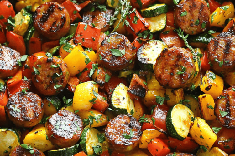 Sausage and Veggies Skillet
