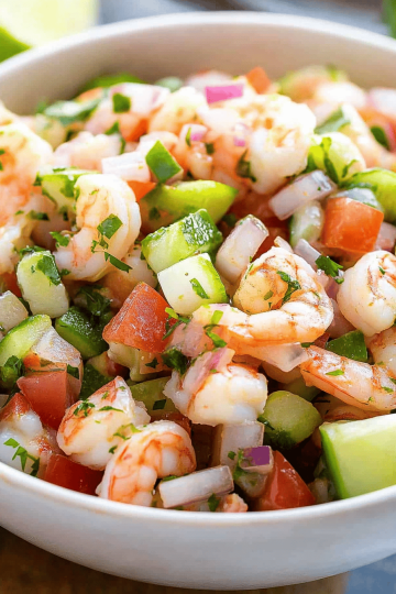 Shrimp ceviche