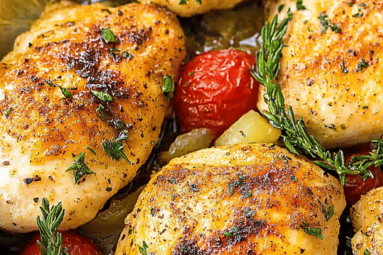 Spiced lemon chicken