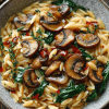 Spinach Mushroom Orzo