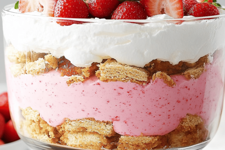 Strawberry Lasagna Trifle