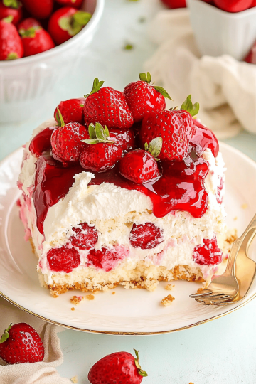 Strawberry cake