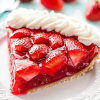 Strawberry jello pie
