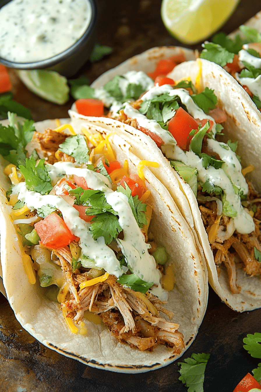 Sweet Pulled Pork Tacos slice on plate showing perfect texture and swirl pattern