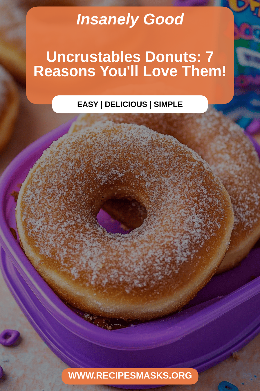 Uncrustables donuts final dish beautifully presented and ready to serve