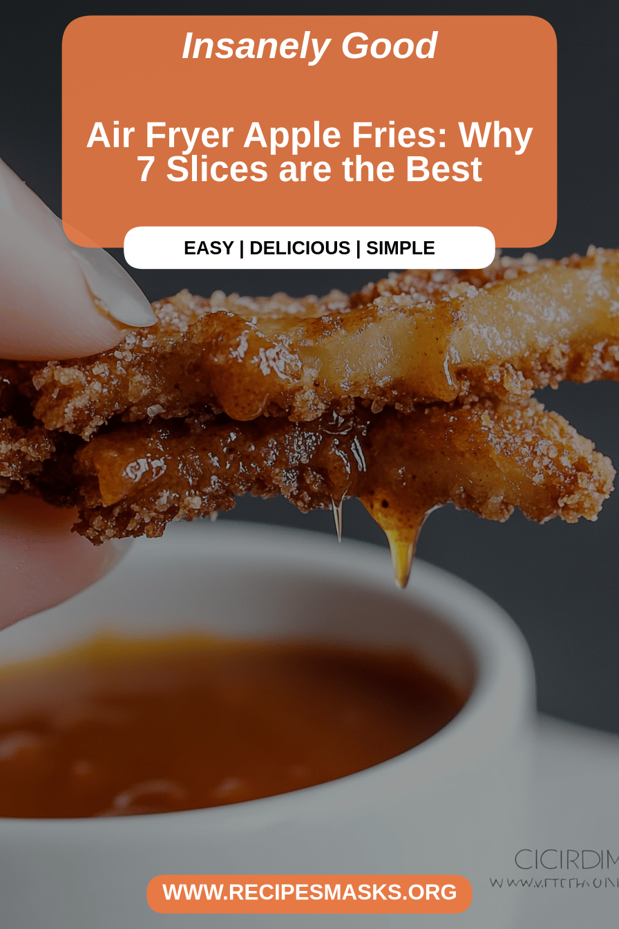 air fryer apple fries final dish beautifully presented and ready to serve