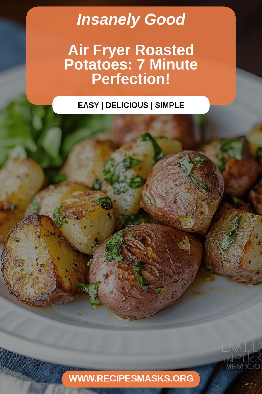 air fryer potatoes final dish beautifully presented and ready to serve