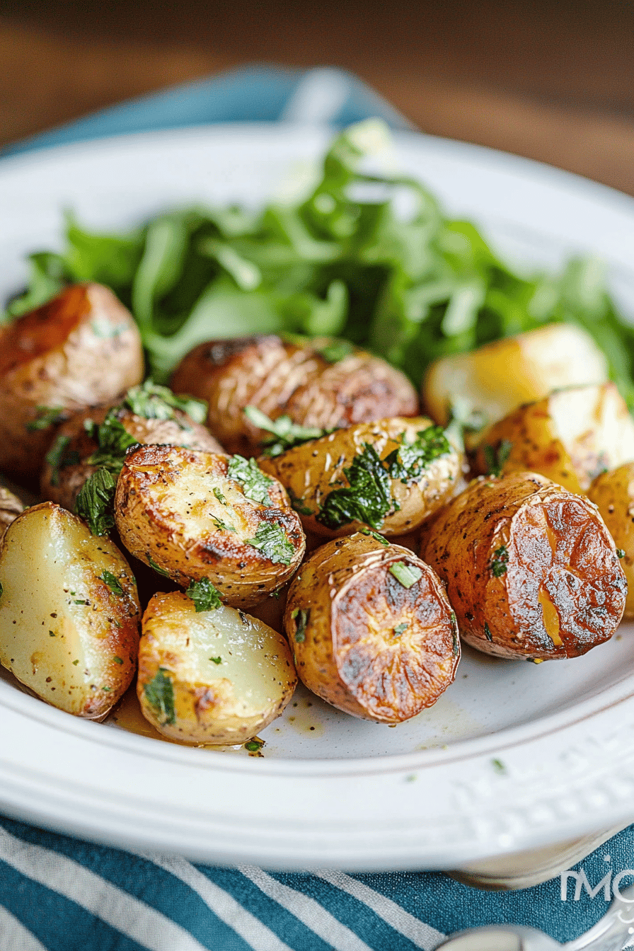 air fryer potatoes slice on plate showing perfect texture and swirl pattern