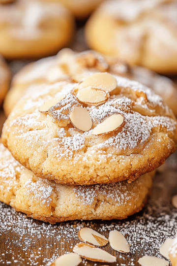 almond croissant cookies