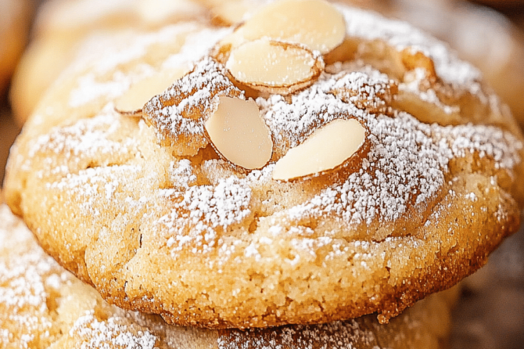 almond croissant cookies