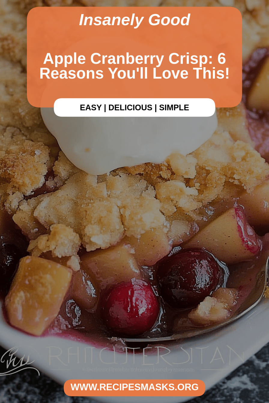 apple cranberry crisp final dish beautifully presented and ready to serve