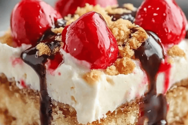 banana split cake