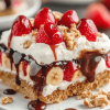 banana split cake