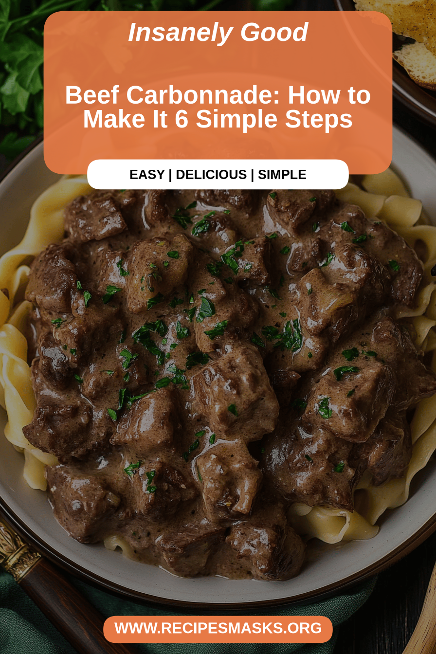 beef carbonnade final dish beautifully presented and ready to serve