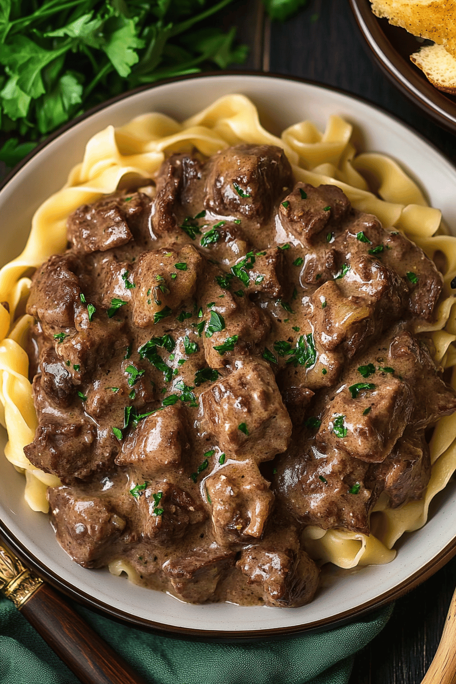 beef carbonnade ingredients organized and measured on kitchen counter