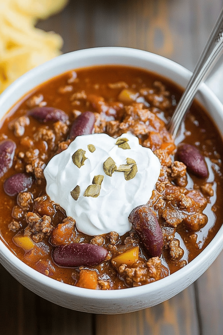 best chili ingredients organized and measured on kitchen counter