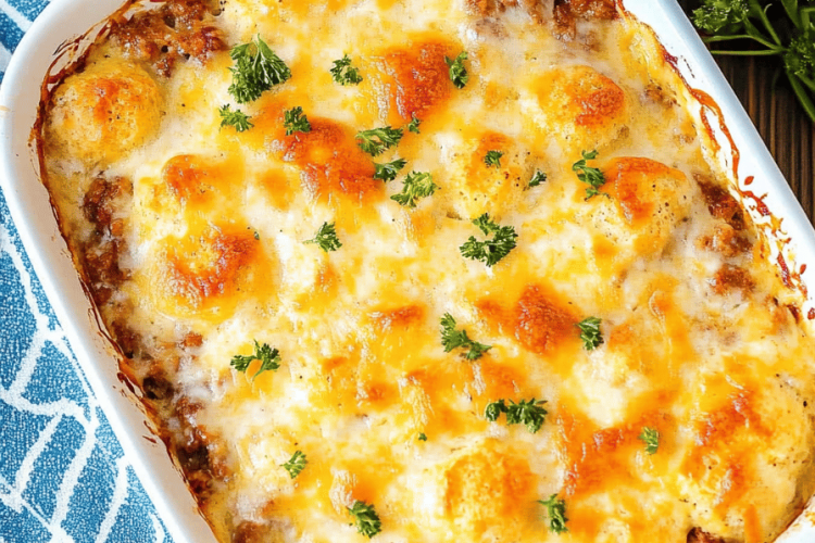 biscuits and gravy casserole