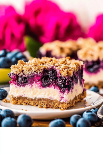 blueberry cheesecake bars