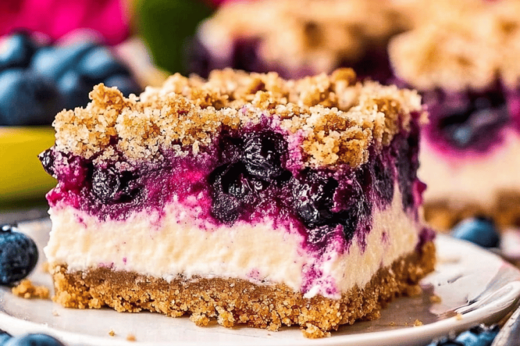 blueberry cheesecake bars