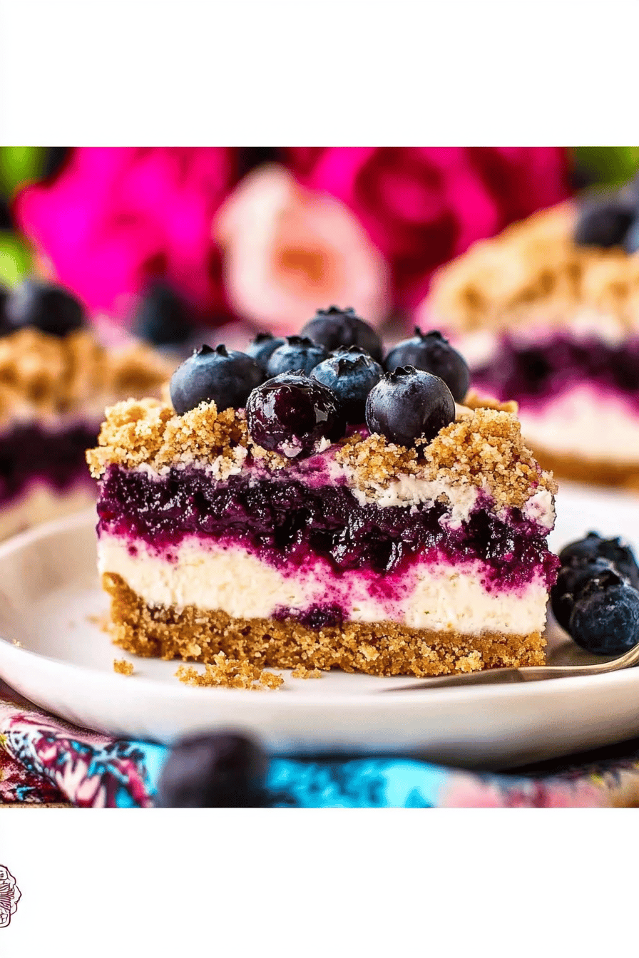 blueberry cheesecake bars ingredients organized and measured on kitchen counter