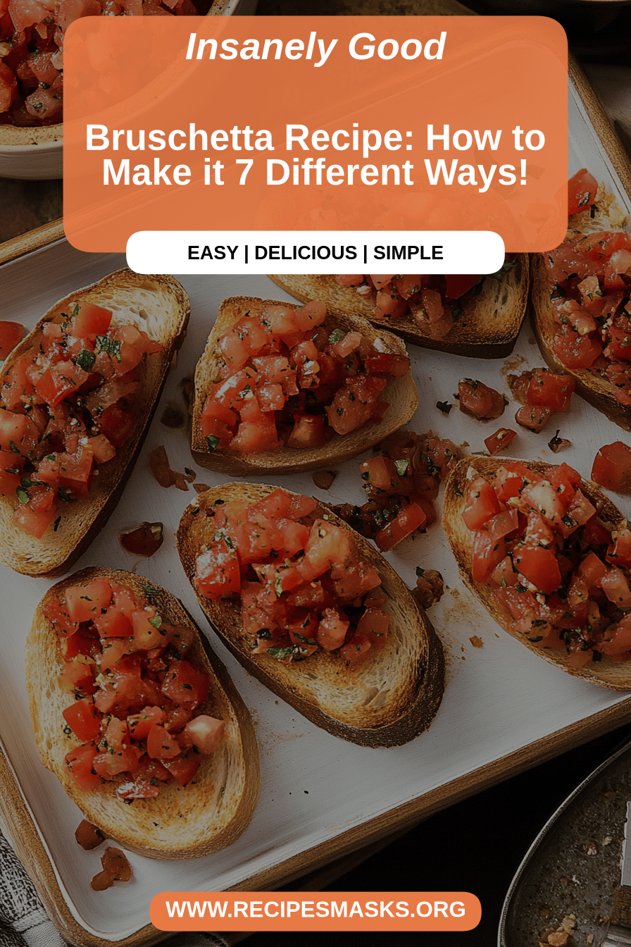 bruschetta recipe final dish beautifully presented and ready to serve