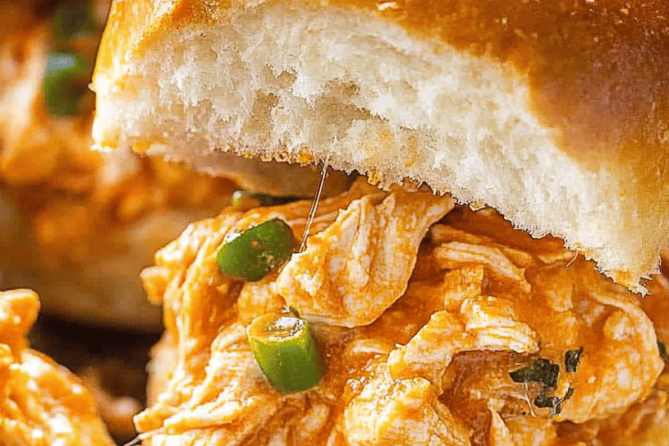 buffalo chicken sliders