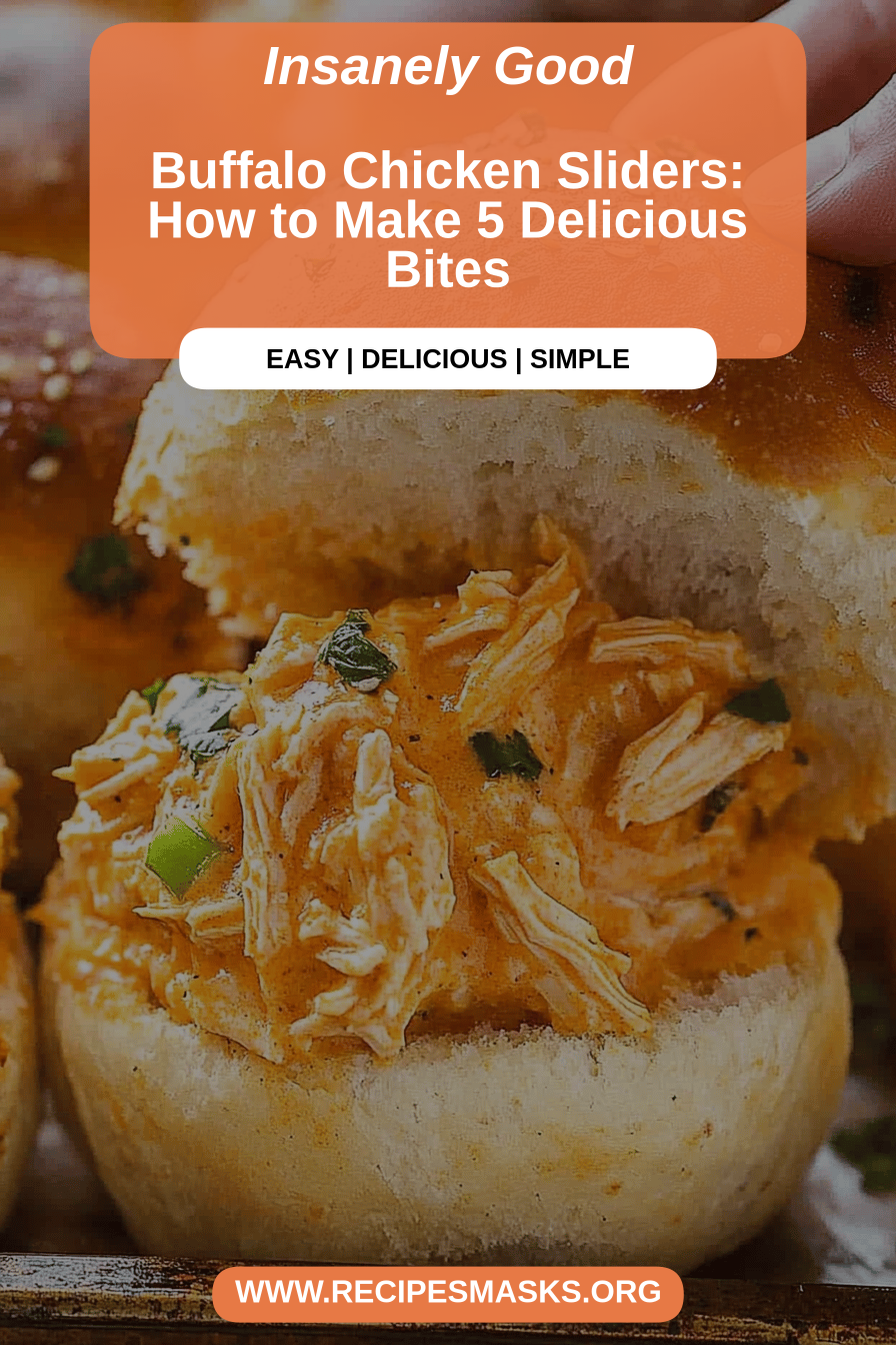 buffalo chicken sliders final dish beautifully presented and ready to serve