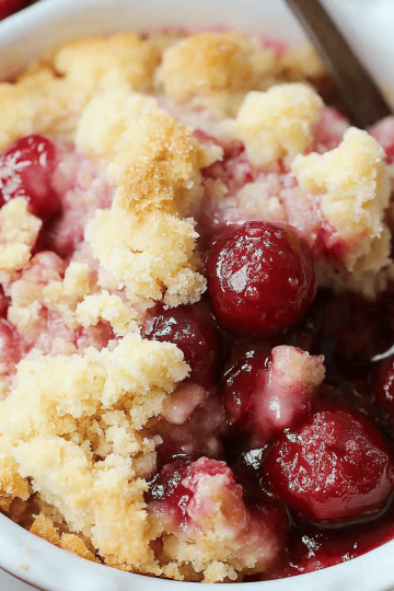 cherry cobbler