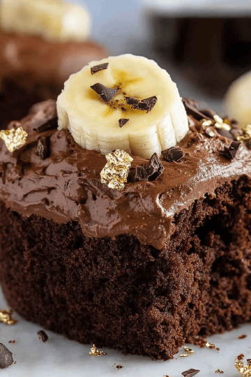 chocolate banana cake
