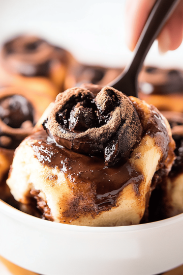 chocolate cinnamon rolls
