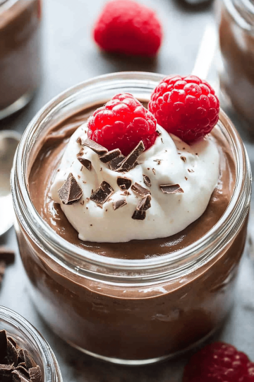 chocolate protein mousse