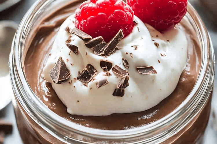 chocolate protein mousse