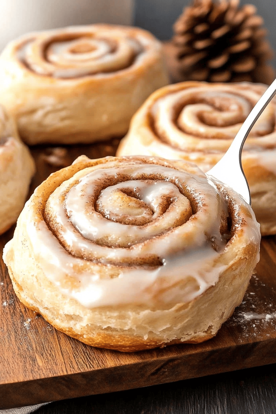 cinnamon rolls recipe ingredients organized and measured on kitchen counter