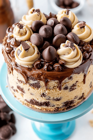 cookie dough cake