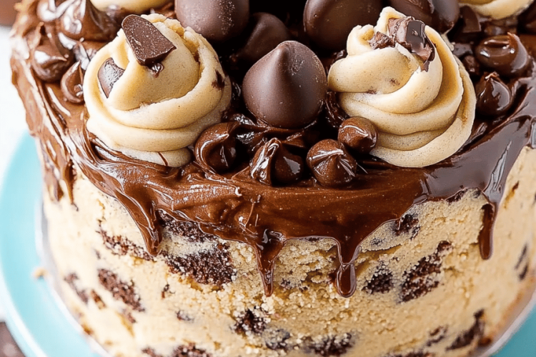 cookie dough cake
