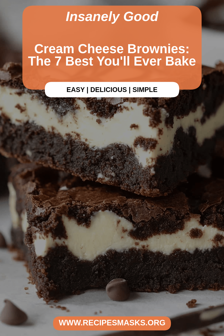 cream cheese brownies final dish beautifully presented and ready to serve