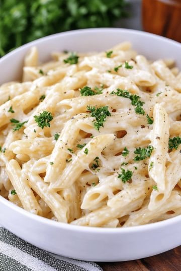 garlic penne pasta