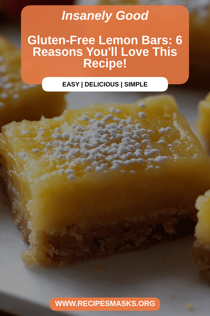 gluten-free lemon bars final dish beautifully presented and ready to serve
